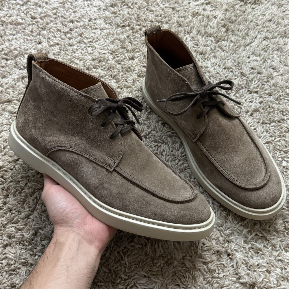 Allen Edmonds Harris Chukka Boots Lace Up Leather Suede Sneakers Men’s Size 8 D